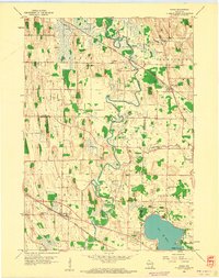 Download a high-resolution, GPS-compatible USGS topo map for Ixonia, WI (1961 edition)