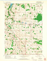Download a high-resolution, GPS-compatible USGS topo map for Jackson, WI (1964 edition)