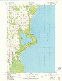Download a high-resolution, GPS-compatible USGS topo map for Jacksonport, WI (1982 edition)