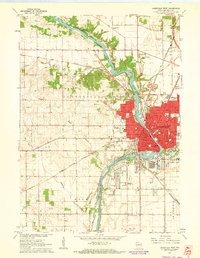 Download a high-resolution, GPS-compatible USGS topo map for Janesville West, WI (1964 edition)