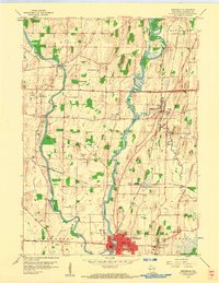 Download a high-resolution, GPS-compatible USGS topo map for Jefferson, WI (1961 edition)