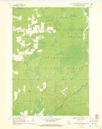 preview thumbnail of historical topo map of Taylor County, WI in 1970