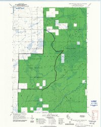 Download a high-resolution, GPS-compatible USGS topo map for Jump River Fire Tower SW, WI (1992 edition)