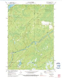Download a high-resolution, GPS-compatible USGS topo map for Kennan NW, WI (1992 edition)