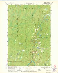 preview thumbnail of historical topo map of Sawyer County, WI in 1970