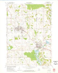 preview thumbnail of historical topo map of Kiel, WI in 1974