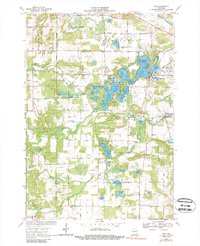Download a high-resolution, GPS-compatible USGS topo map for King, WI (1988 edition)
