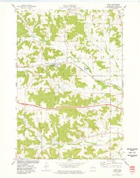 preview thumbnail of historical topo map of Knapp, WI in 1974