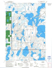Download a high-resolution, GPS-compatible USGS topo map for Lac Du Flambeau, WI (1992 edition)