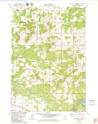 Download a high-resolution, GPS-compatible USGS topo map for Lake Eau Claire West, WI (1980 edition)