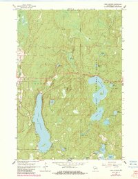 preview thumbnail of historical topo map of Forest County, WI in 1965