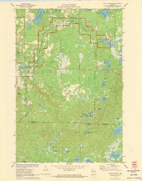 Download a high-resolution, GPS-compatible USGS topo map for Lake Tahkodah, WI (1973 edition)