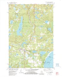 preview thumbnail of historical topo map of Vilas County, WI in 1982