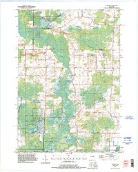 Download a high-resolution, GPS-compatible USGS topo map for Leeman, WI (1996 edition)