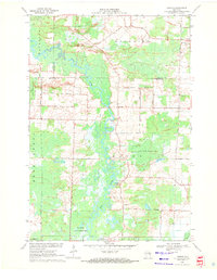 Download a high-resolution, GPS-compatible USGS topo map for Leeman, WI (1971 edition)
