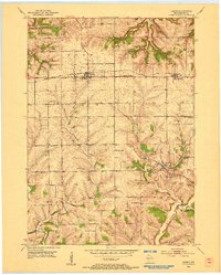 Download a high-resolution, GPS-compatible USGS topo map for Linden, WI (1954 edition)