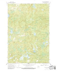 Download a high-resolution, GPS-compatible USGS topo map for Long Lake SE, WI (1987 edition)