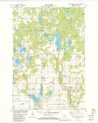 preview thumbnail of historical topo map of Barron County, WI in 1982
