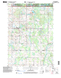 Download a high-resolution, GPS-compatible USGS topo map for Lublin, WI (2006 edition)