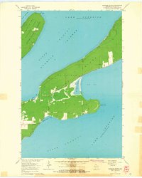 Download a high-resolution, GPS-compatible USGS topo map for Madeline Island, WI (1965 edition)