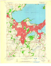 Download a high-resolution, GPS-compatible USGS topo map for Madison West, WI (1960 edition)