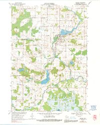 Download a high-resolution, GPS-compatible USGS topo map for Manawa, WI (1991 edition)