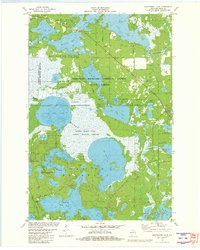 Download a high-resolution, GPS-compatible USGS topo map for Manitowish%20Lake, WI (1982 edition)