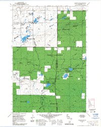 Download a high-resolution, GPS-compatible USGS topo map for Marengo SW, WI (1985 edition)