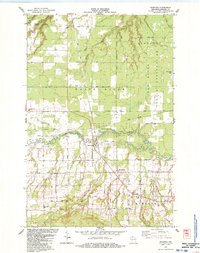 preview thumbnail of historical topo map of Marengo, WI in 1984