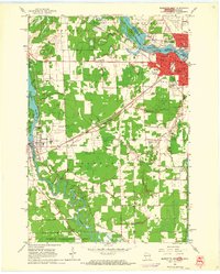 1963 Map of Marinette West, 1964 Print
