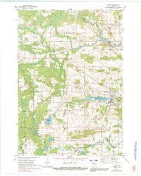 Download a high-resolution, GPS-compatible USGS topo map for Marion, WI (1991 edition)