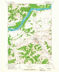 Download a high-resolution, GPS-compatible USGS topo map for Mazomanie, WI (1967 edition)