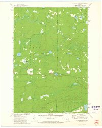 preview thumbnail of historical topo map of Forest County, WI in 1972