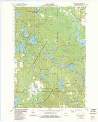 Download a high-resolution, GPS-compatible USGS topo map for Mc Naughton, WI (1983 edition)