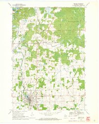 1969 Map of Medford, 1972 Print