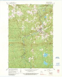 Download a high-resolution, GPS-compatible USGS topo map for Mellen, WI (1989 edition)