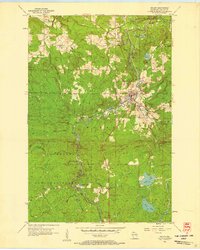 Download a high-resolution, GPS-compatible USGS topo map for Mellen, WI (1958 edition)