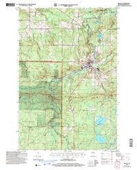 Download a high-resolution, GPS-compatible USGS topo map for Mellen, WI (2006 edition)