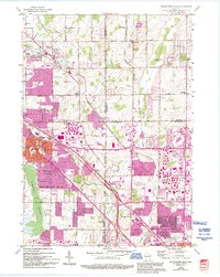 Download a high-resolution, GPS-compatible USGS topo map for Menomonee Falls, WI (1994 edition)