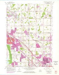 Download a high-resolution, GPS-compatible USGS topo map for Menomonee Falls, WI (1977 edition)