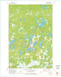 Download a high-resolution, GPS-compatible USGS topo map for Mercer, WI (1976 edition)