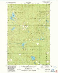 Download a high-resolution, GPS-compatible USGS topo map for Metzger Lake, WI (1984 edition)