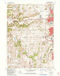 Download a high-resolution, GPS-compatible USGS topo map for Middleton, WI (1984 edition)