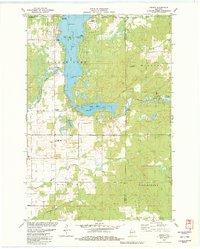 preview thumbnail of historical topo map of Barron County, WI in 1981