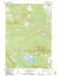 Download a high-resolution, GPS-compatible USGS topo map for Millston, WI (1984 edition)