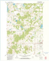 preview thumbnail of historical topo map of Milltown, WI in 1983