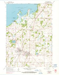 Download a high-resolution, GPS-compatible USGS topo map for Milton, WI (1991 edition)
