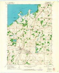 Download a high-resolution, GPS-compatible USGS topo map for Milton, WI (1964 edition)