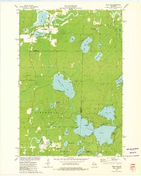 Download a high-resolution, GPS-compatible USGS topo map for Mole%20Lake, WI (1976 edition)
