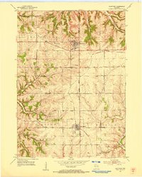 Download a high-resolution, GPS-compatible USGS topo map for Montfort, WI (1954 edition)